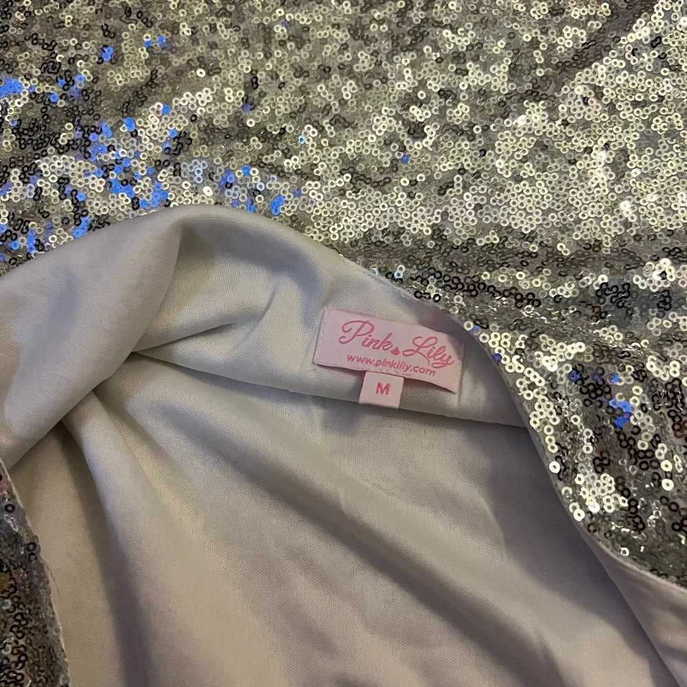 SOLD - Pink Lily Sequin NYE Dress - Picture 4 of 4